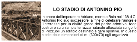 Lo stadio di Antonino Pio